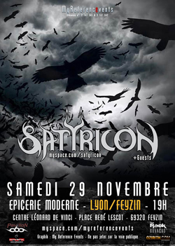 SATYRICON - 29 novembre 2008 (Lyon)